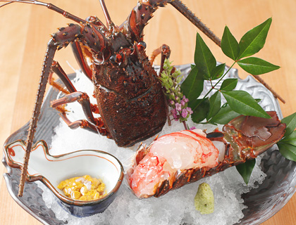 活伊勢海老や活蟹料理